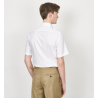 Chemise blanche coupe droite manches courtes
